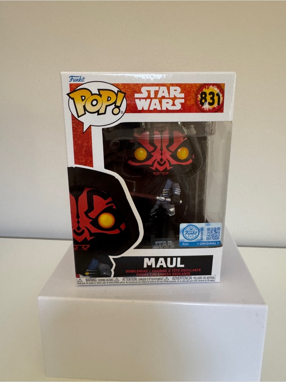 Funko Pop Star Wars MAUL #831 Funko Exclusive
